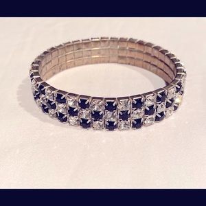 Elegant Black and Silver Bracelet